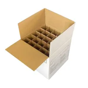 Geschirrkarton mit Einsätzen