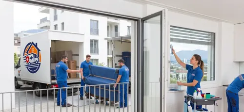 Umzug und Reinigung kombiniert