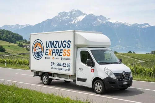 Grossumzug mit zwei LKW